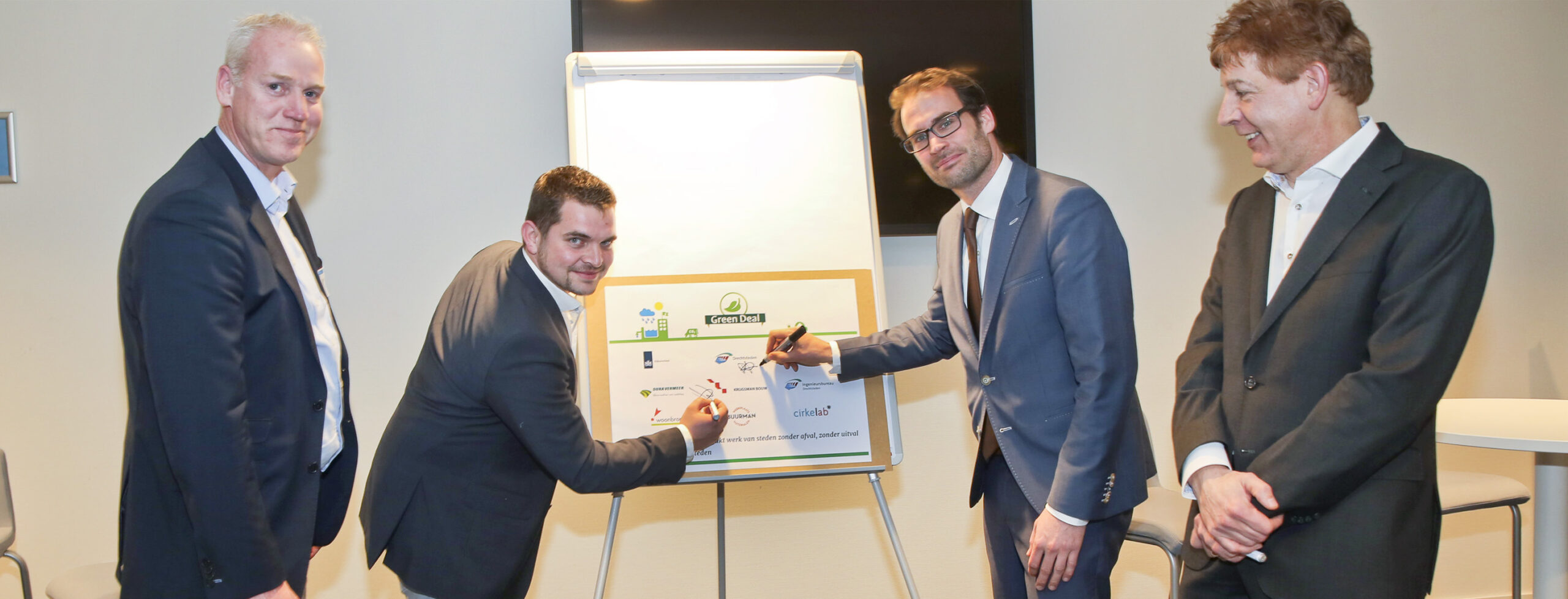 Bouwpartners sluiten Green Deal Cirkelstad Drechtsteden