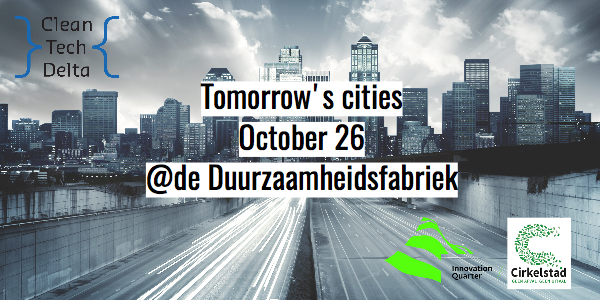 Tomorrow’s cities – 26 oktober Dordrecht